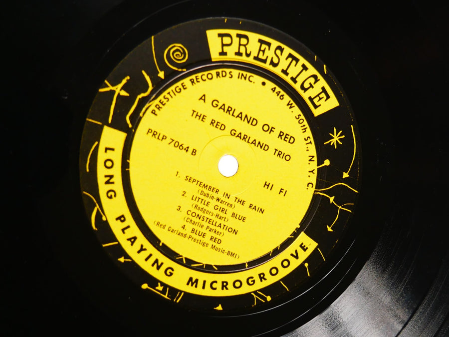 RED GARLAND TRIO A Garland Of Red LP PRESTIGE PRLP 7064 US 1956 MONO W.50 VG+
