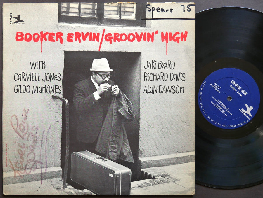 BOOKER ERVIN Groovin' High LP PRESTIGE PR 7417 US 1966 RVG MONO Carmell Jones