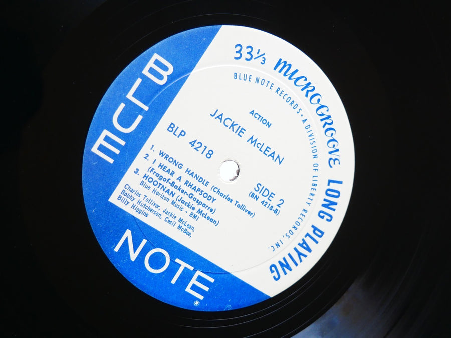 JACKIE MCLEAN Action LP BLUE NOTE BLP 4218 US 1967 MONO Bobby Hutcherson VG+