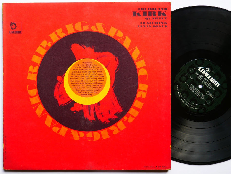 ROLAND KIRK Quartet ELVIN JONES Rip, Rig & Panic LP LIMELIGHT LM-82027 DG MONO