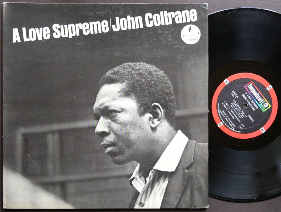 JOHN COLTRANE A Love Supreme LP IMPULSE! AS-77 US 1970 McCoy Tyner Elvin Jones