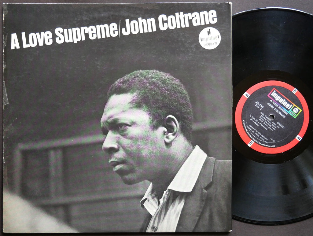 JOHN COLTRANE A Love Supreme LP IMPULSE! AS-77 US 1970 McCoy Tyner Elvin Jones