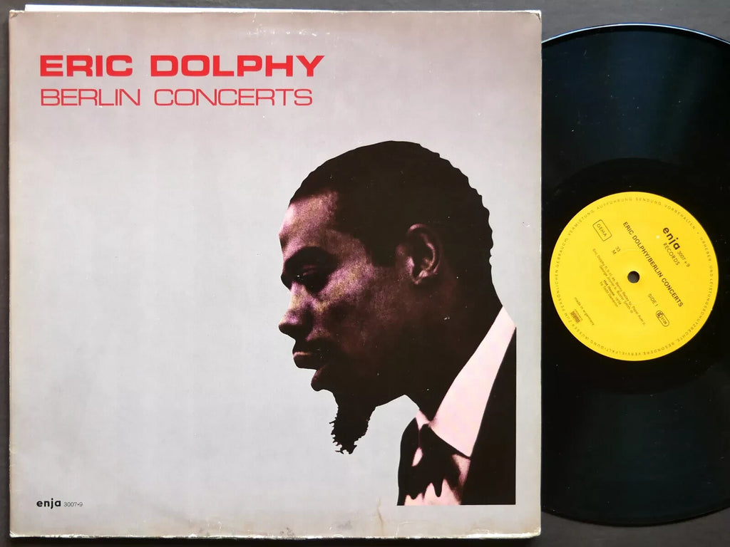 ERIC DOLPHY Berlin Concerts 2 x LP ENJA RECORDS ENJA 3007 GERMANY JAZZ CLEAN