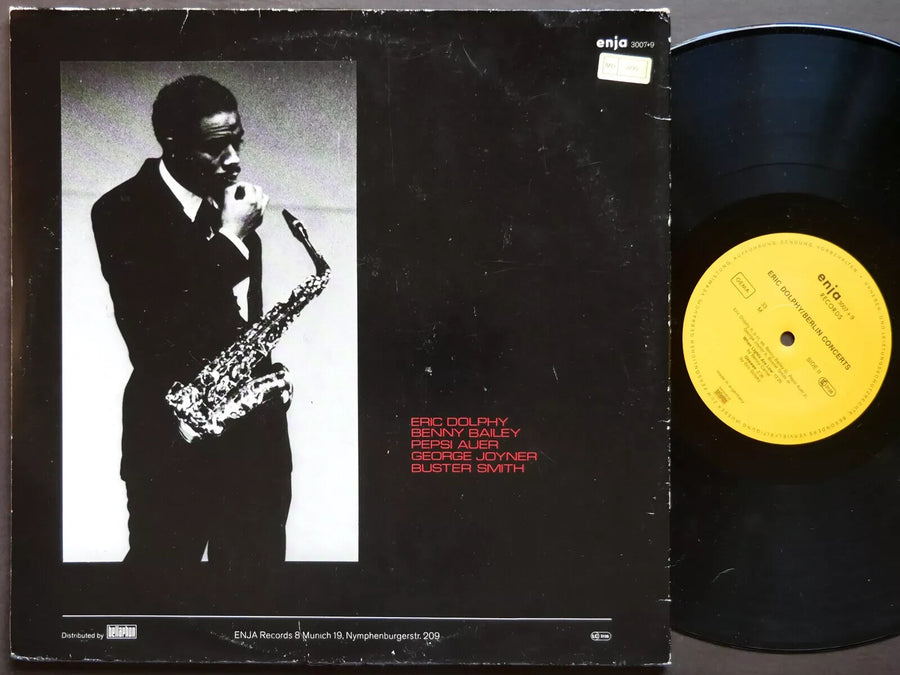 ERIC DOLPHY Berlin Concerts 2 x LP ENJA RECORDS ENJA 3007 GERMANY JAZZ CLEAN