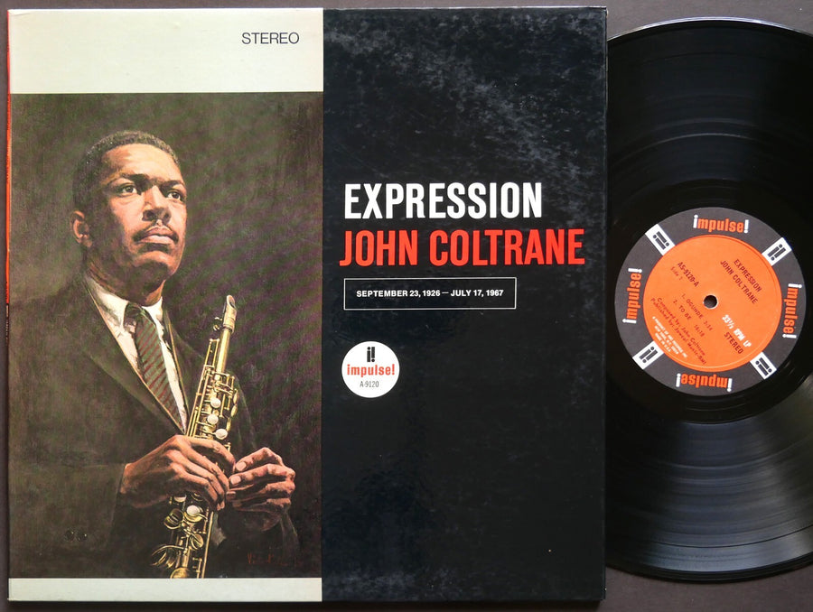 JOHN COLTRANE Expression LP IMPULSE! AS-9120 US 1967 RVG JAZZ Alice Coltrane