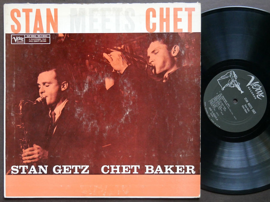 STAN GETZ CHET BAKER Stan Meets Chet LP VERVE RECORDS MG V-8263 US 1958 DG MONO