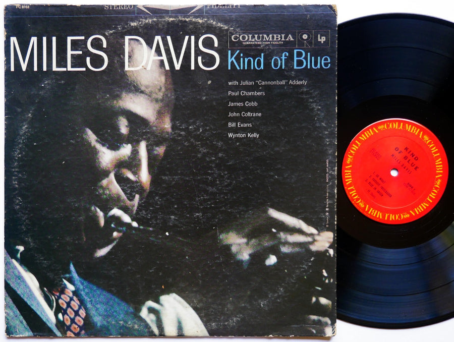 MILES DAVIS Kind Of Blue LP COLUMBIA PC 8163 US 1977 John Coltrane Bill Evans