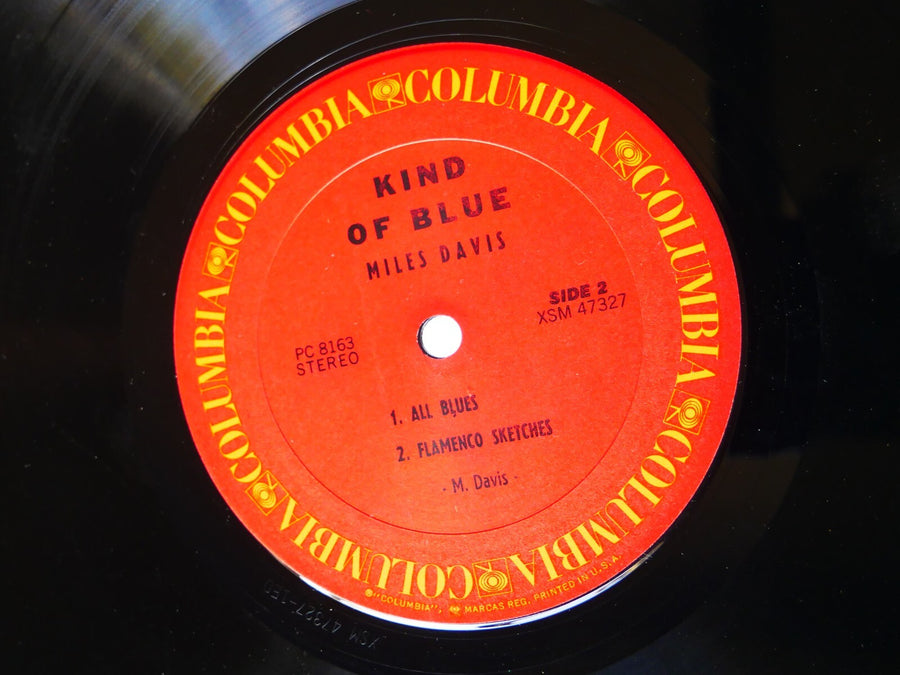 MILES DAVIS Kind Of Blue LP COLUMBIA PC 8163 US 1977 John Coltrane Bill Evans