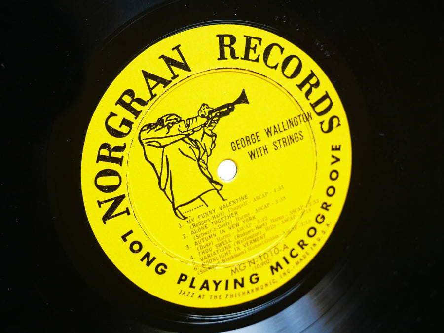 GEORGE WALLINGTON With Strings LP NORGRAN RECORDS MGN 1010 US 1954 DG MONO CLEAN