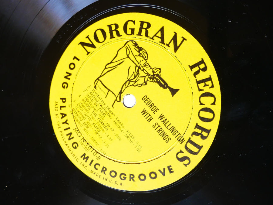 GEORGE WALLINGTON With Strings LP NORGRAN RECORDS MGN 1010 US 1954 DG MONO CLEAN