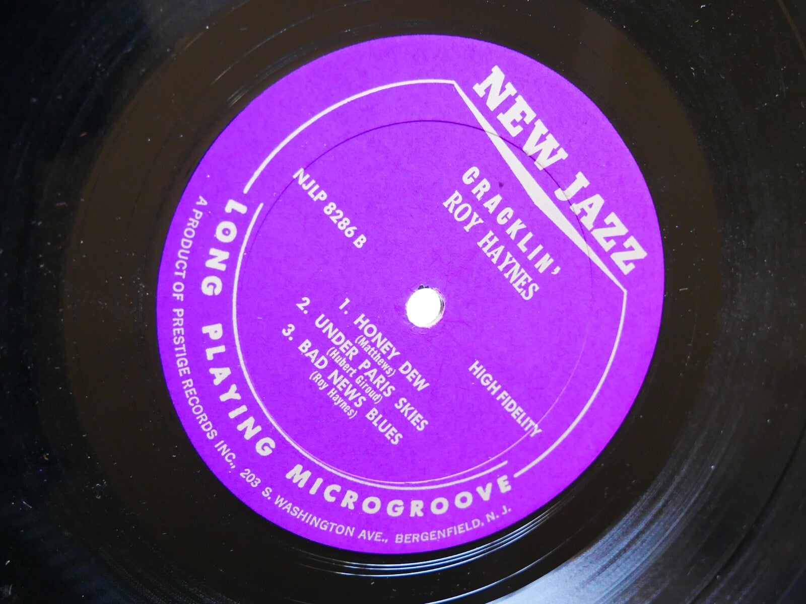 ROY HAYNES BOOKER ERVIN Cracklin' LP NEW JAZZ NJLP 8286 US 1964 JAZZ RVG MONO