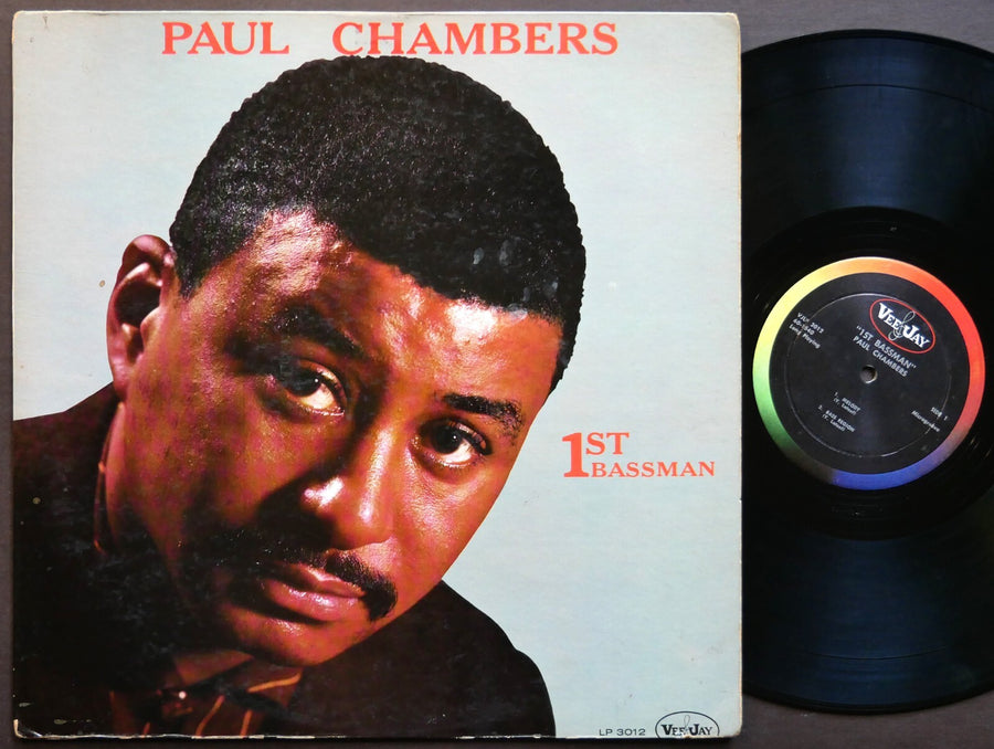 PAUL CHAMBERS 1st Bassman LP VEE JAY VJLP 3012 MONO Yusef Lateef Curtis Fuller