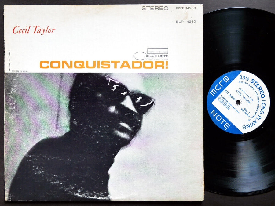 CECIL TAYLOR Conquistador! LP BLUE NOTE 84260 US 1966 Alan Silva Henry Grimes
