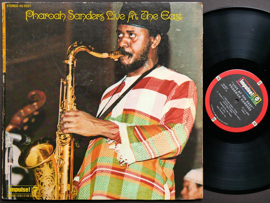PHAROAH SANDERS Live At The East LP IMPULSE! AS-9227 Cecil McBee Harold Vick
