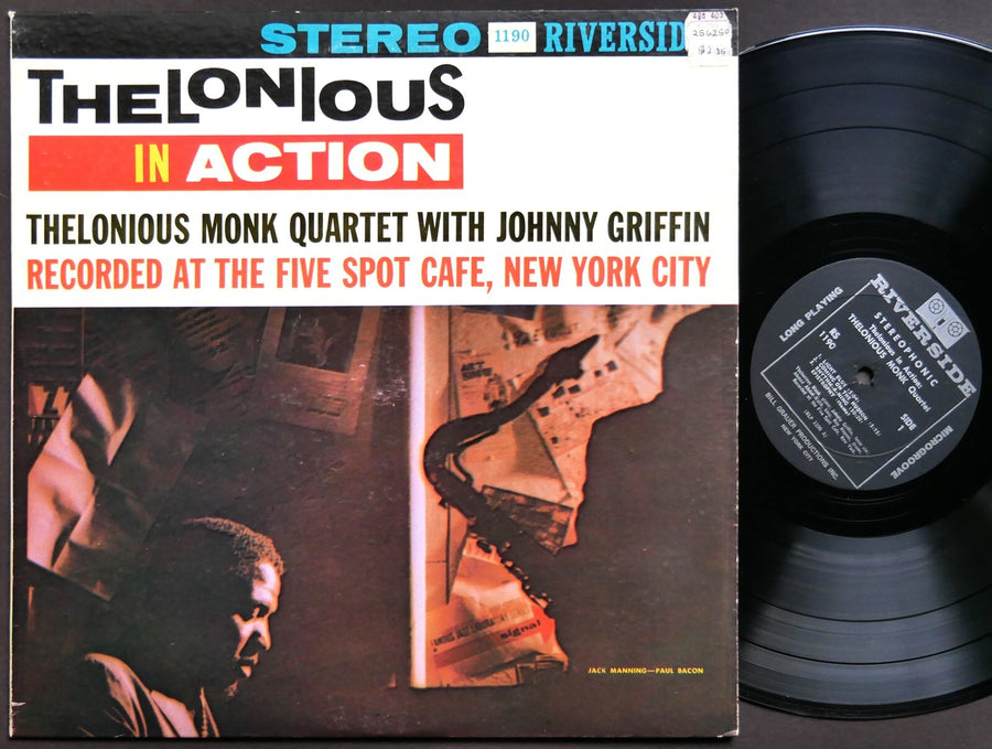 THELONIOUS MONK Quartet JOHNNY GRIFFIN Thelonious In Action LP RIVERSIDE RS 1190