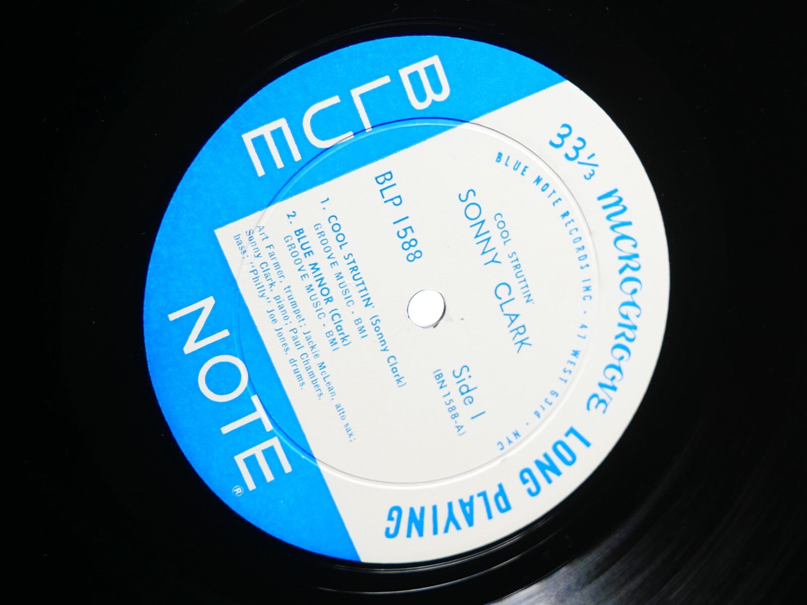 SONNY CLARK Cool Struttin' LP BLUE NOTE BLP 1588 RVG DG EAR MONO