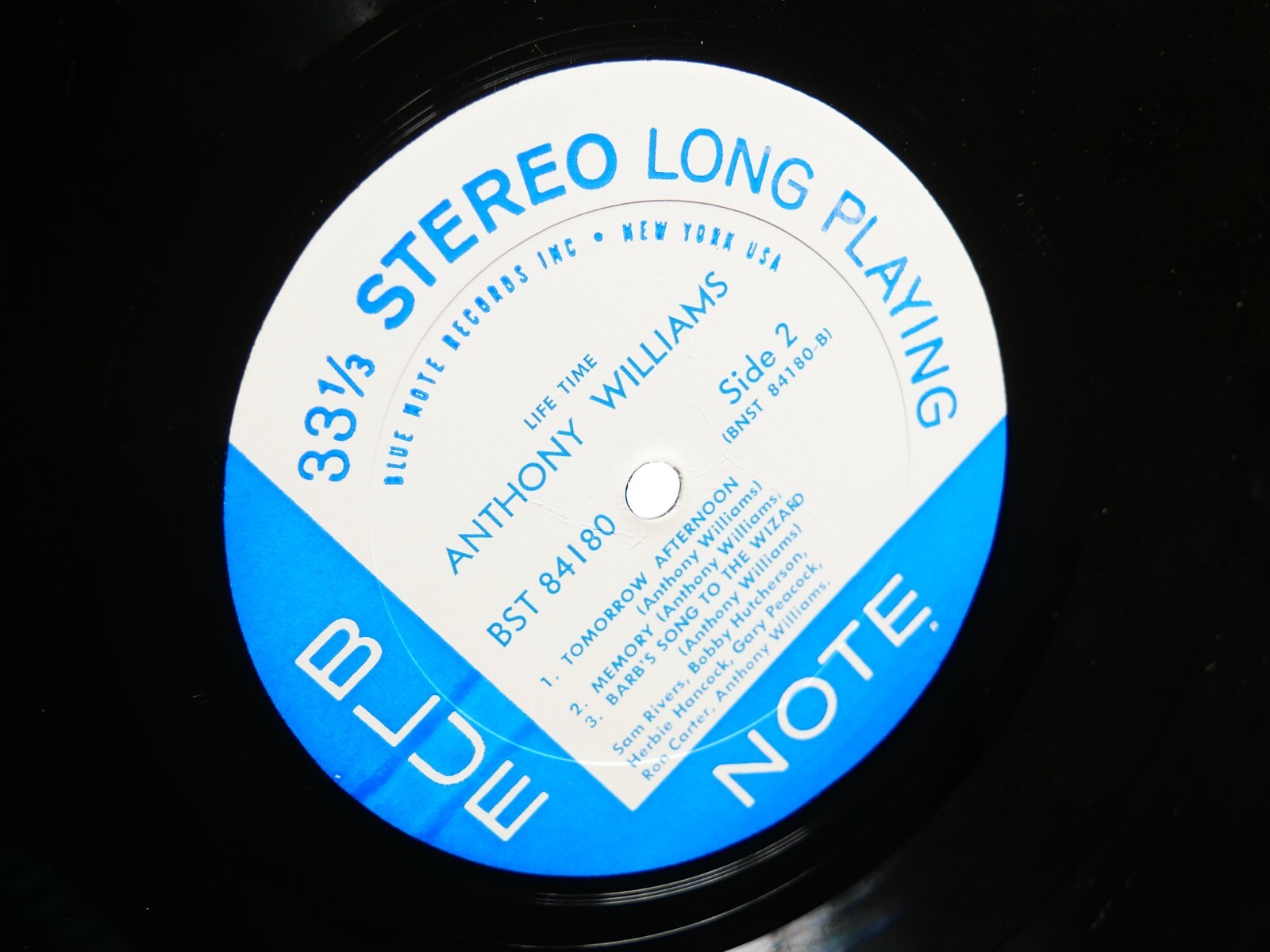 ANTHONY WILLIAMS Life Time LP BLUE NOTE BST 84180 US 1964 NY RVG Herbie Hancock