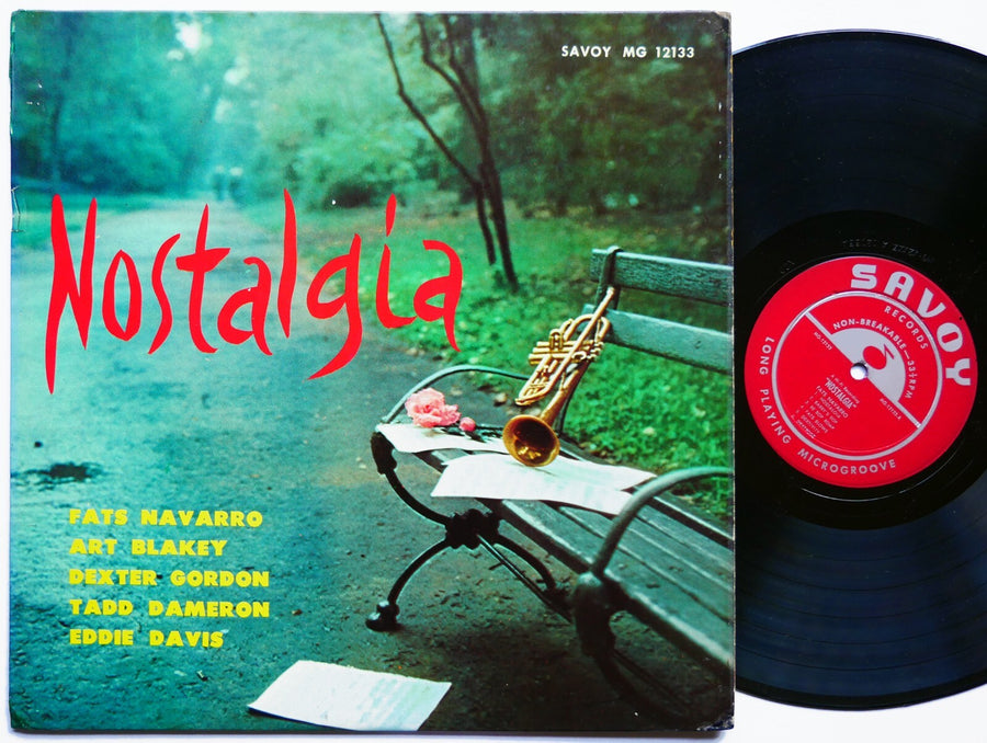 FATS NAVARRO ART BLAKEY DEXTER GORDON Nostalgia LP SAVOY MG-12133 US '58 DG MONO