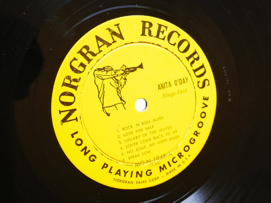 ANITA O'DAY Sings Jazz LP NORGRAN RECORDS MG N-1049 US 1955 DG MONO Roy Eldridge