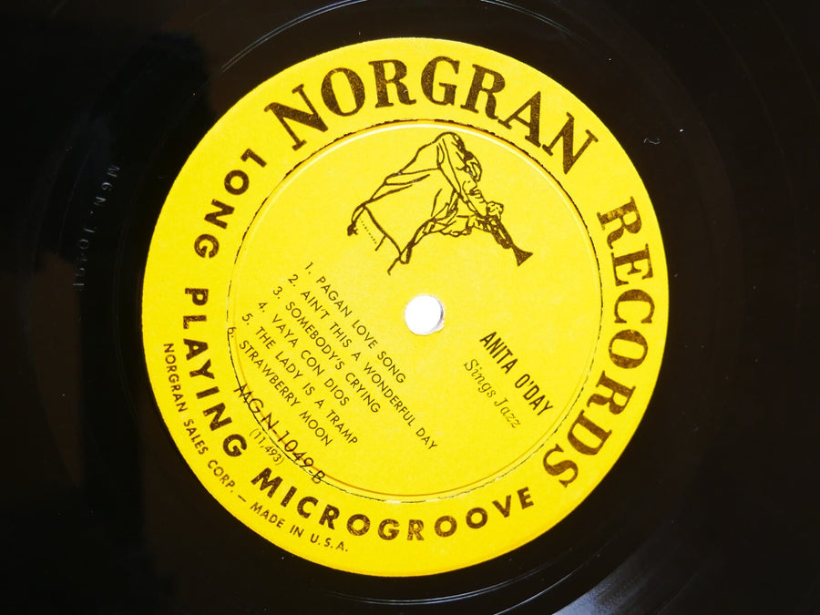 ANITA O'DAY Sings Jazz LP NORGRAN RECORDS MG N-1049 US 1955 DG MONO Roy Eldridge