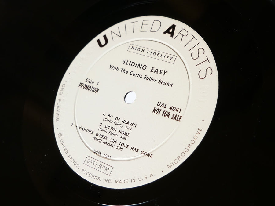CURTIS FULLER Sliding Easy LP UNITED ARTISTS UAL4041 MONO Hank Mobley Lee Morgan