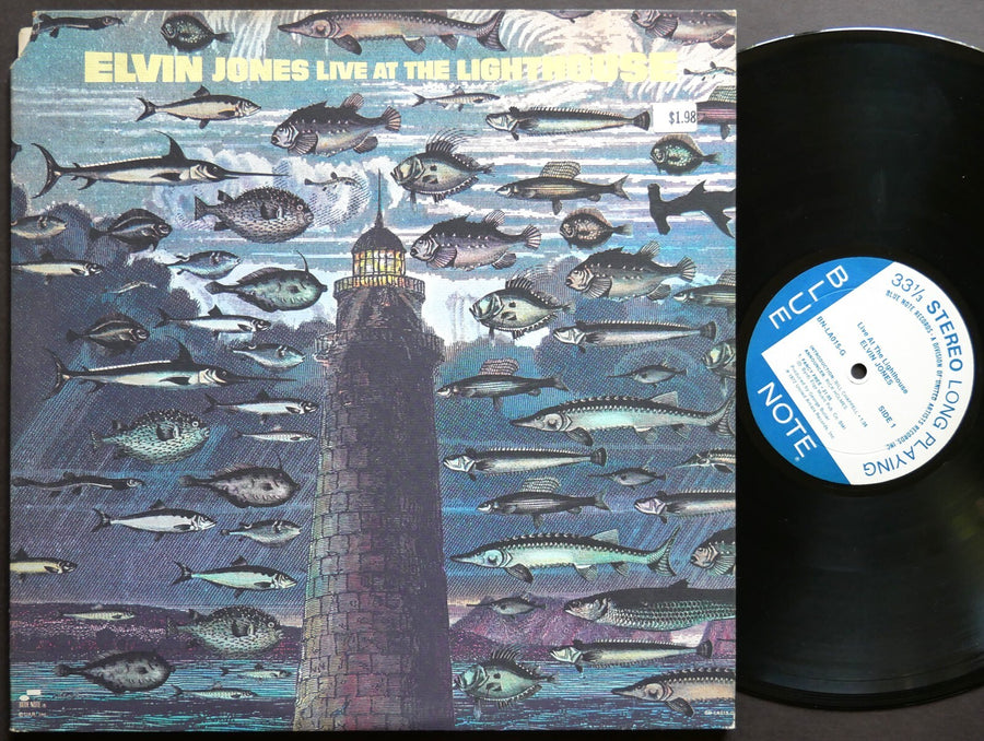 ELVIN JONES Live At The Lighthouse 2 x LP BLUE NOTE BN-LA015-G David Liebman
