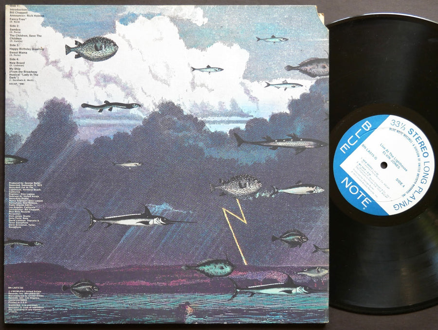 ELVIN JONES Live At The Lighthouse 2 x LP BLUE NOTE BN-LA015-G David Liebman