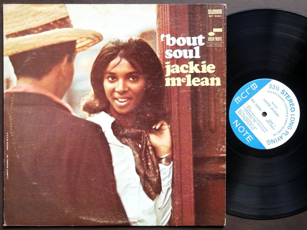JACKIE MCLEAN 'Bout Soul LP BLUE NOTE 84284 Grachan Moncur III Rashied Ali VG+