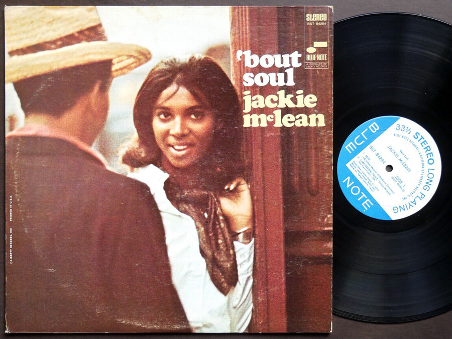 JACKIE MCLEAN 'Bout Soul LP BLUE NOTE 84284 Grachan Moncur III Rashied Ali VG+