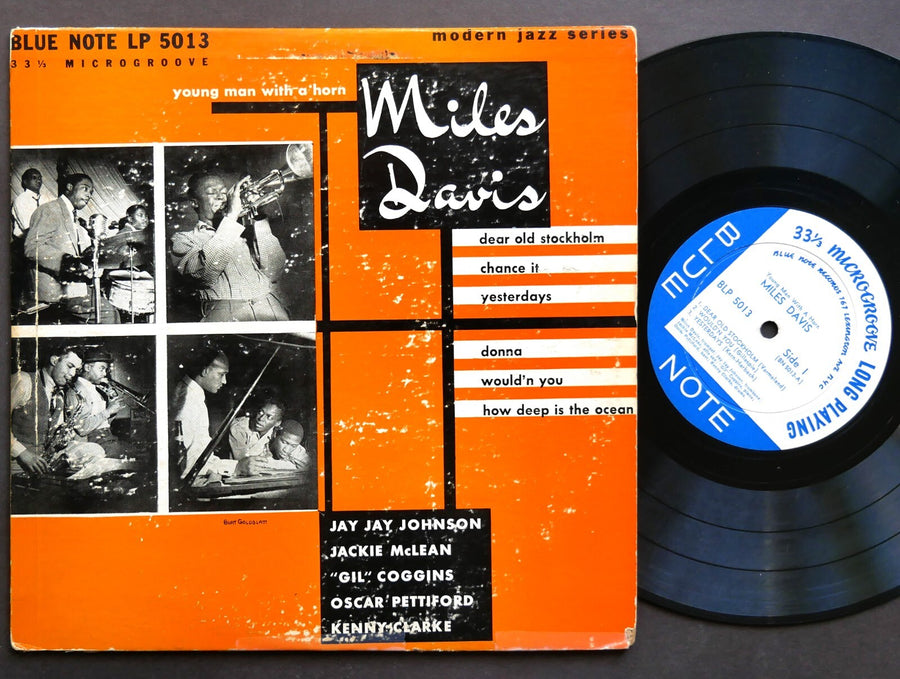 MILES DAVIS Young Man With A Horn LP BLUE NOTE BLP 5013 US '53 LEX EAR MONO FLAT