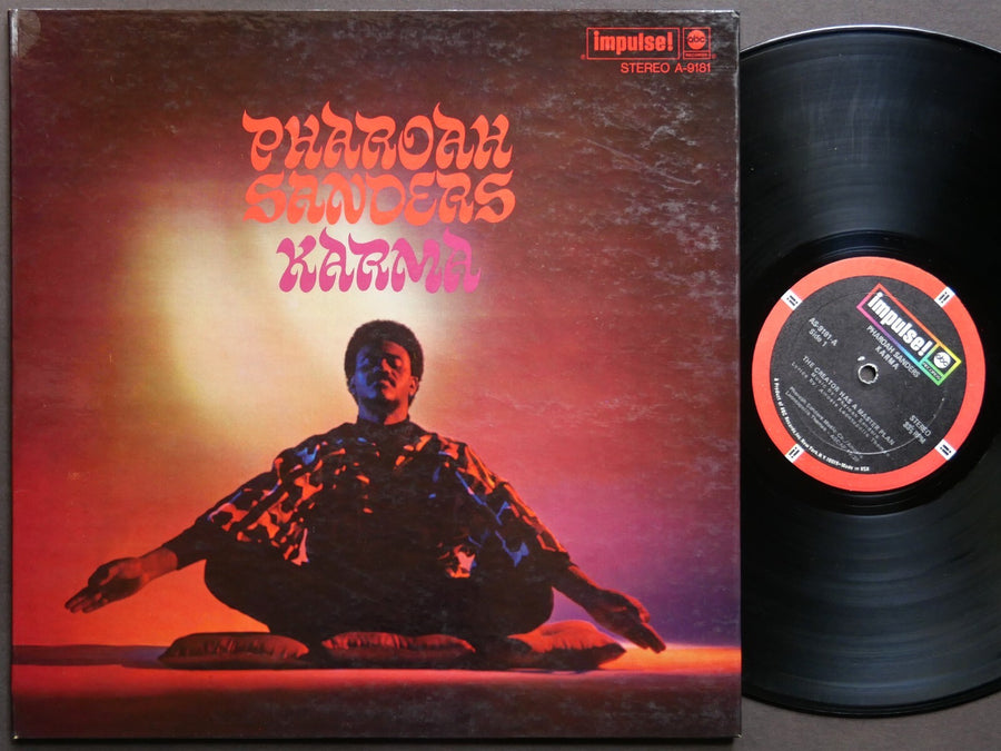 PHAROAH SANDERS Karma LP IMPULSE! AS-9181 US 1970 Lonnie Liston Smith JAZZ CLEAN