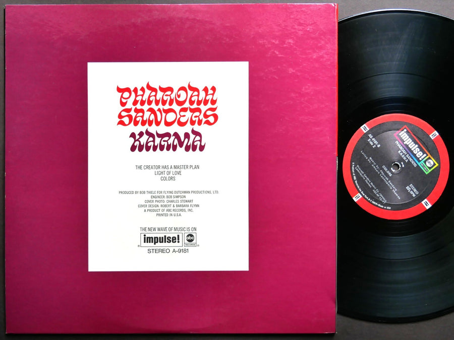 PHAROAH SANDERS Karma LP IMPULSE! AS-9181 US 1970 Lonnie Liston Smith JAZZ CLEAN