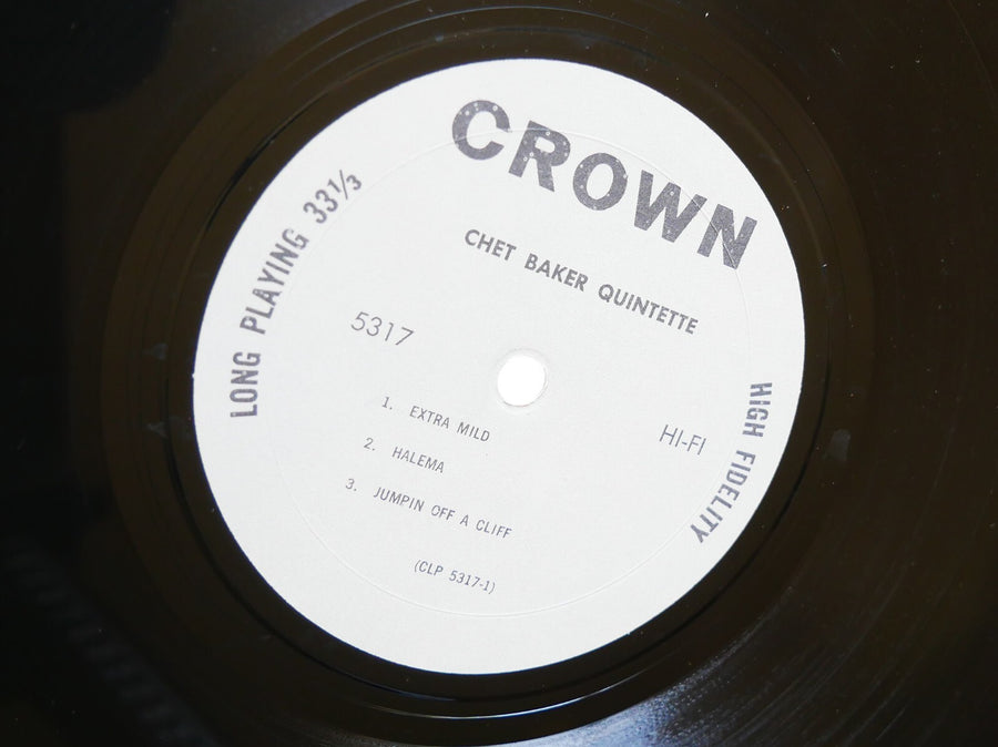 CHET BAKER Quintette LP CROWN CLP 5317 LP US 1963 MONO Art Pepper Bobby Timmons