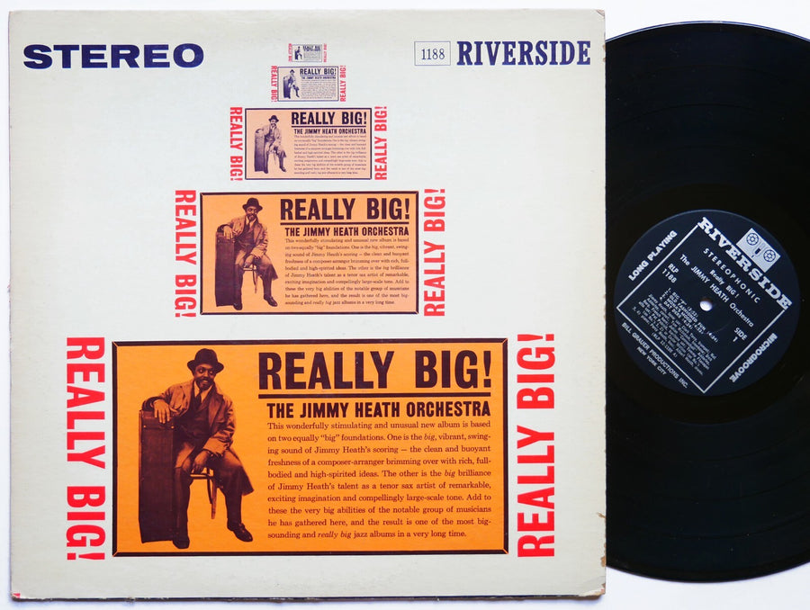 JIMMY HEATH Really Big! LP RIVERSIDE RLP 1188 JAZZ Tommy Flanagan Pat Patrick