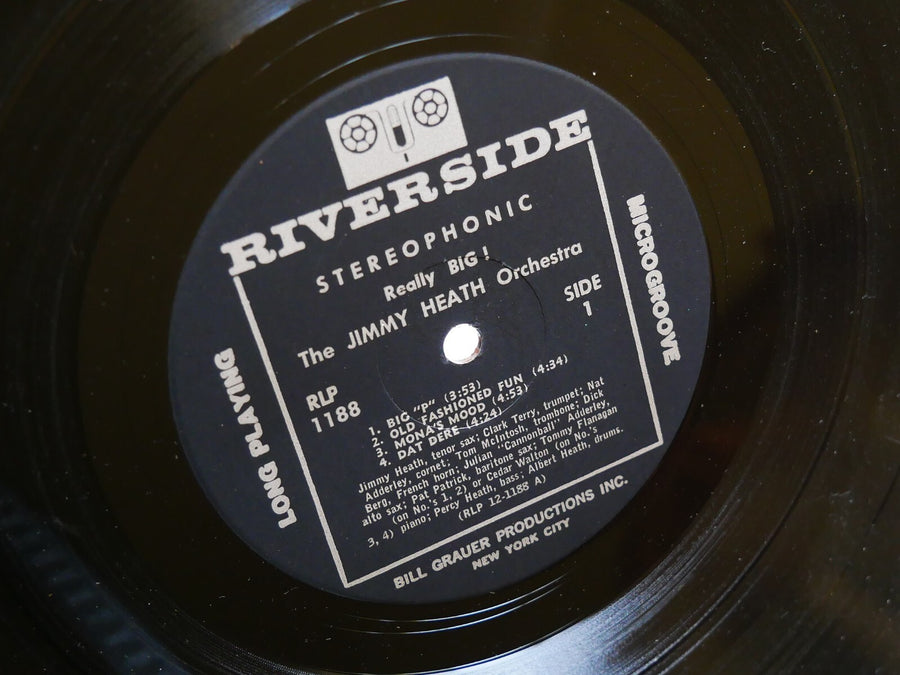 JIMMY HEATH Really Big! LP RIVERSIDE RLP 1188 JAZZ Tommy Flanagan Pat Patrick