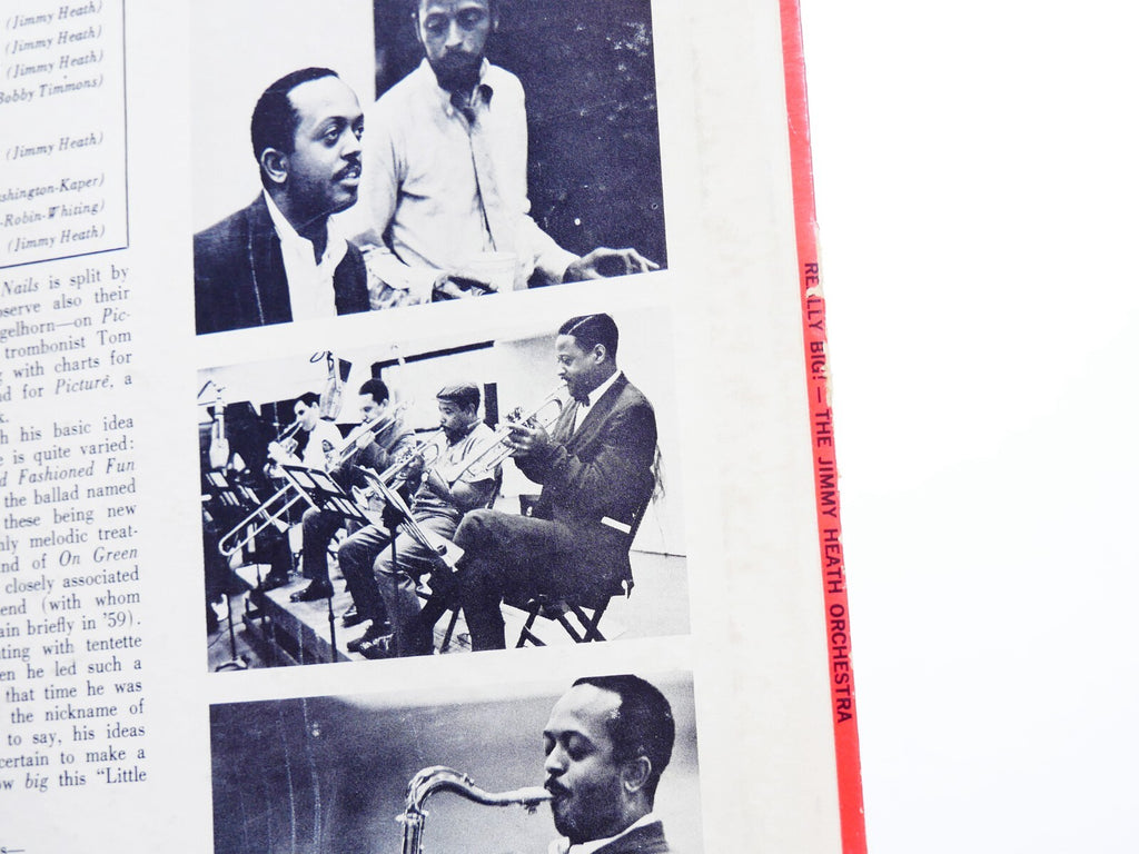 JIMMY HEATH Really Big! LP RIVERSIDE RLP 1188 JAZZ Tommy Flanagan Pat Patrick