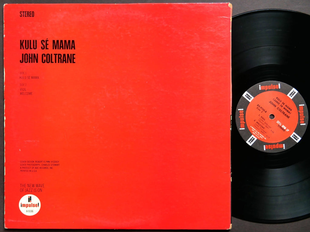 JOHN COLTRANE Kulu Se Mama LP IMPULSE! AS-9106 US 1967 RVG ST Pharoah Sanders