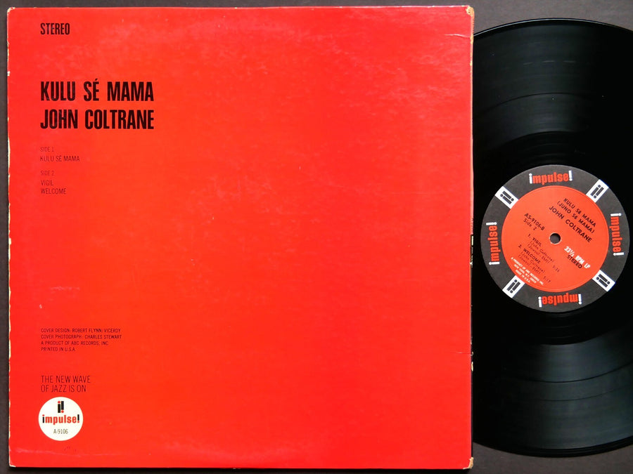 JOHN COLTRANE Kulu Se Mama LP IMPULSE! AS-9106 US 1967 RVG ST Pharoah Sanders