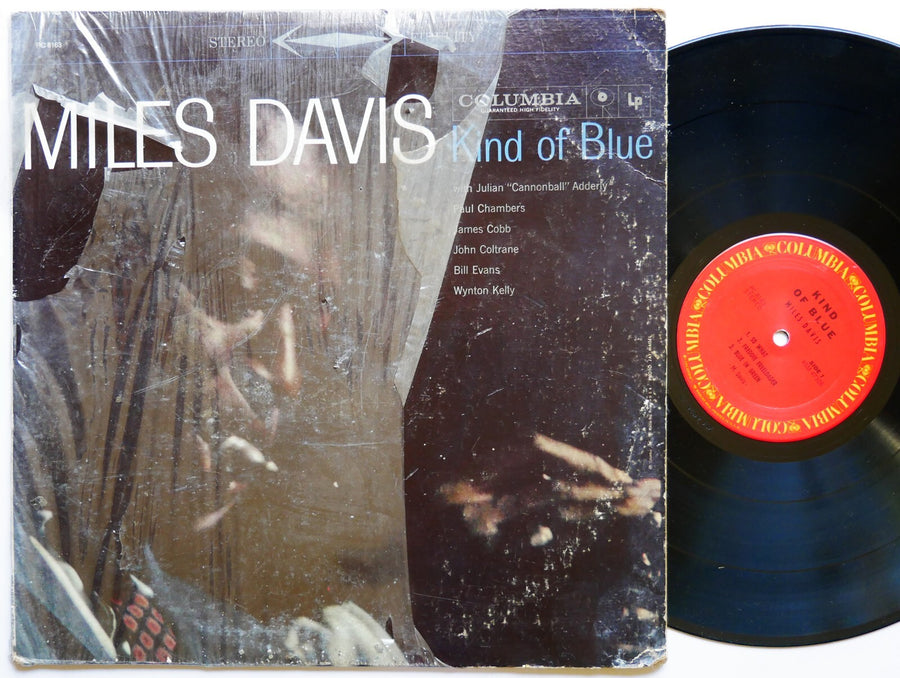 MILES DAVIS Kind of Blue LP COLUMBIA CS 8163 US 1970 Bill Evans John Coltrane