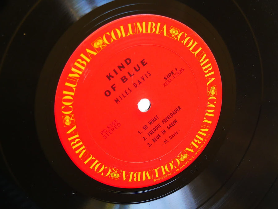 MILES DAVIS Kind of Blue LP COLUMBIA CS 8163 US 1970 Bill Evans John Coltrane
