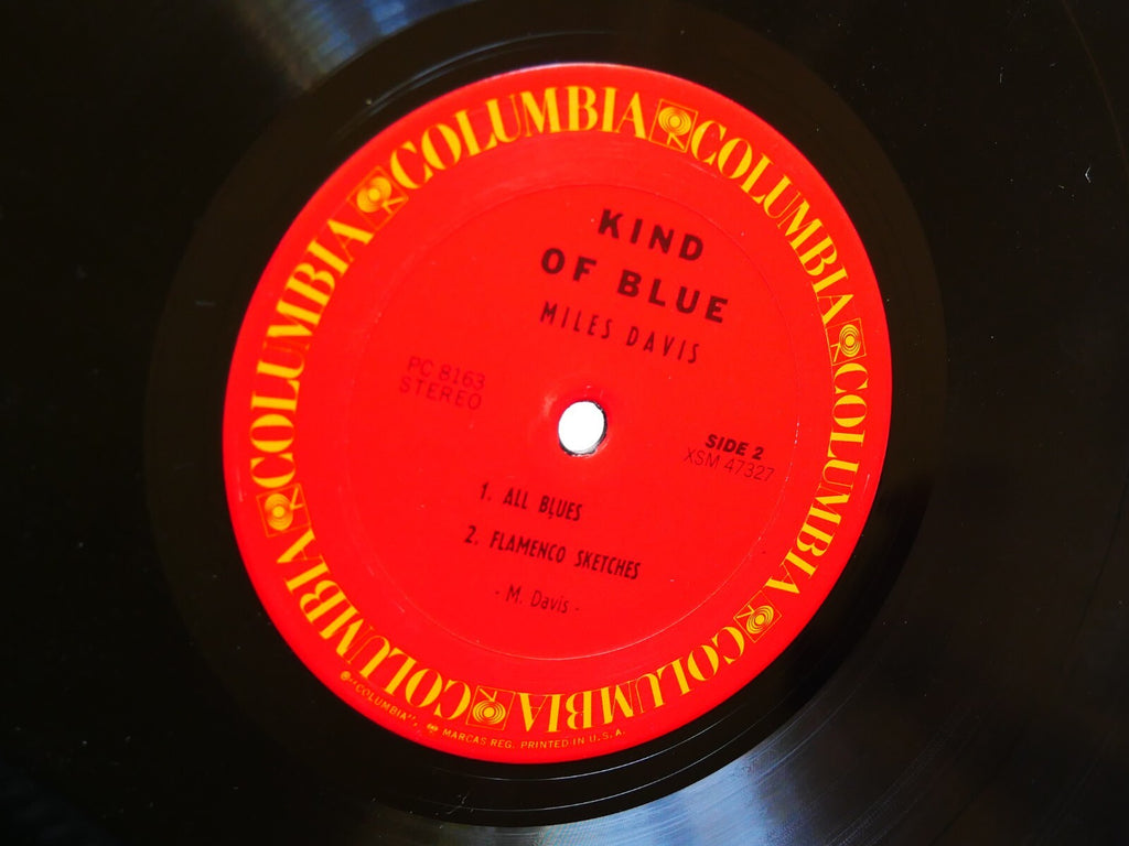 MILES DAVIS Kind of Blue LP COLUMBIA CS 8163 US 1970 Bill Evans John Coltrane