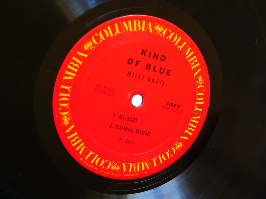 MILES DAVIS Kind of Blue LP COLUMBIA CS 8163 US 1970 Bill Evans John Coltrane