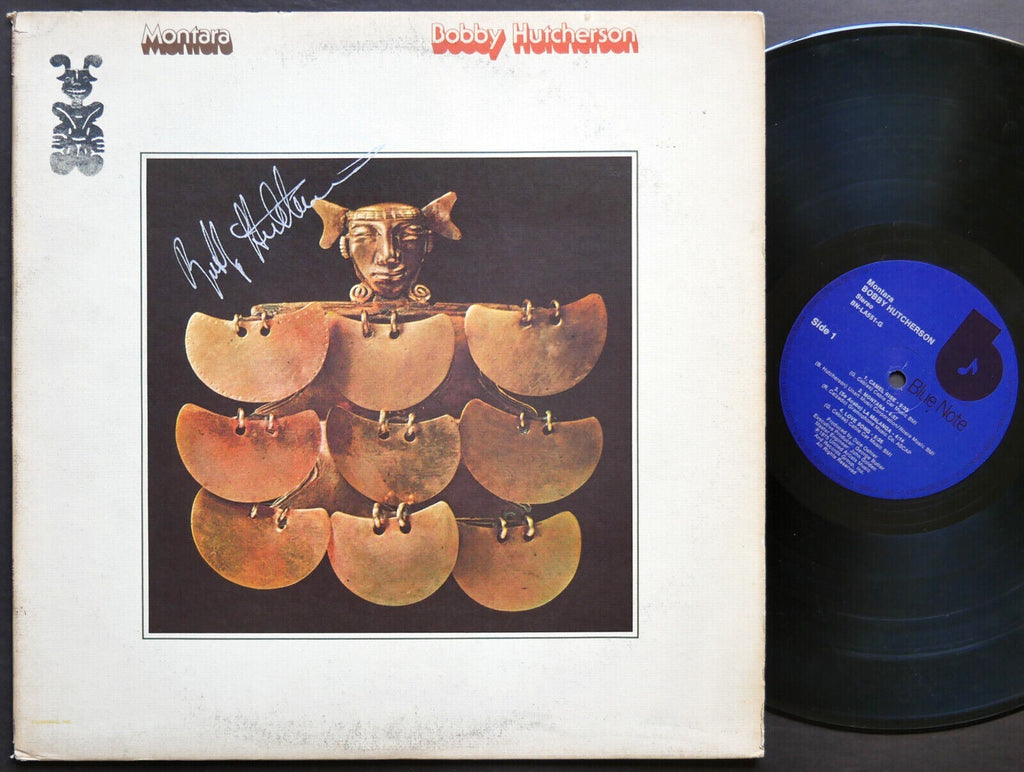 SIGNED by BOBBY HUTCHERSON Montara LP BLUE NOTE BN-LA551-G US 1975 JAZZ