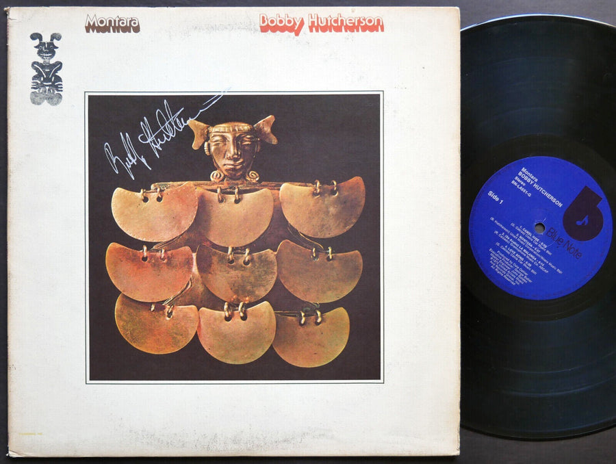 SIGNED by BOBBY HUTCHERSON Montara LP BLUE NOTE BN-LA551-G US 1975 JAZZ