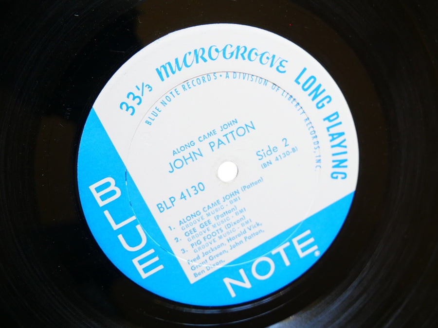 JOHN PATTON Along Came John LP BLUE NOTE BLP 4130 US 1967 RVG MONO Grant Green