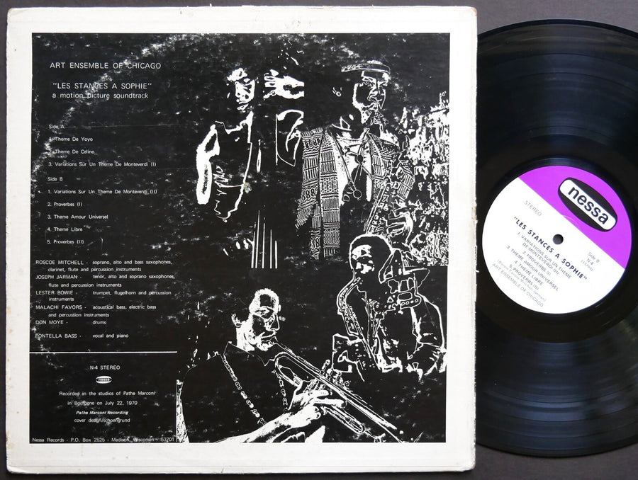 ART ENSEMBLE OF CHICAGO Les Stances A Sophie LP NESSA RECORDS N- 4 US 1971