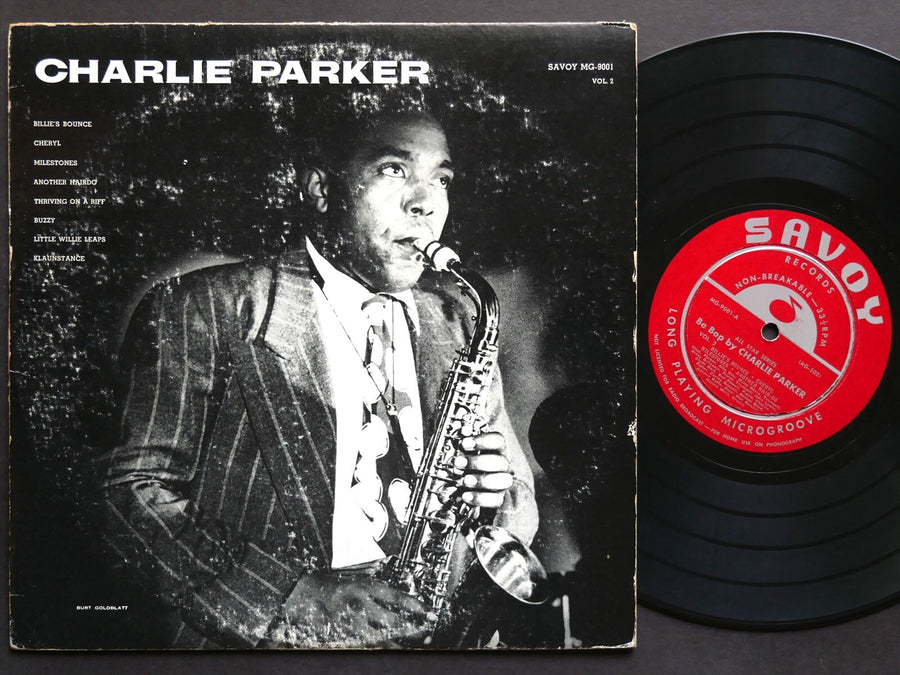 CHARLIE PARKER Vol. 2 LP SAVOY MG 9001 US 1955 MONO Miles Davis Bud Powell 10"
