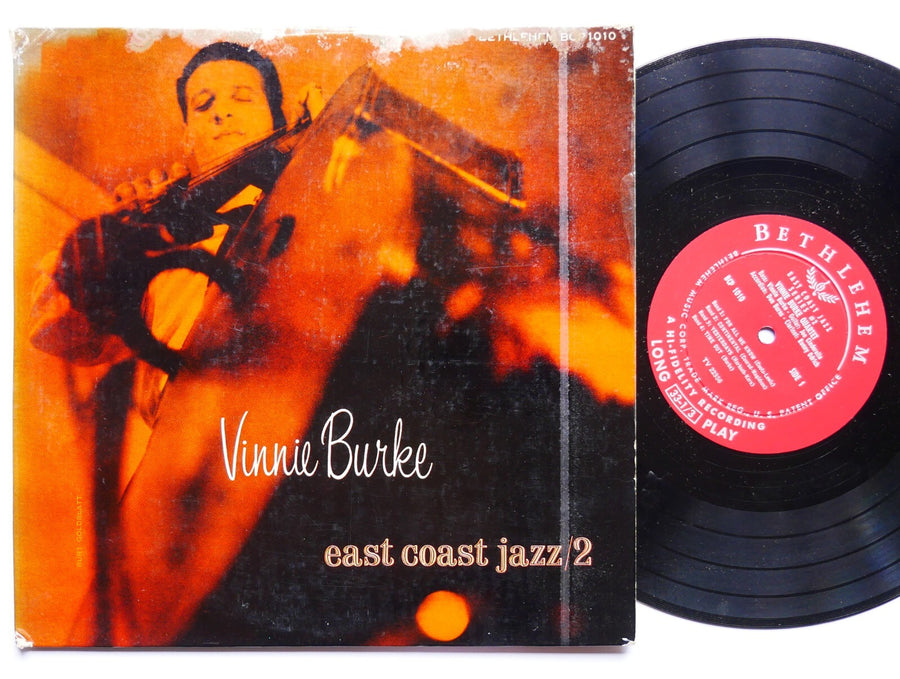 VINNIE BURKE Quartet East Coast Jazz/2 LP BETHLEHEM BCP 1010 US 1955 DG MONO 10"