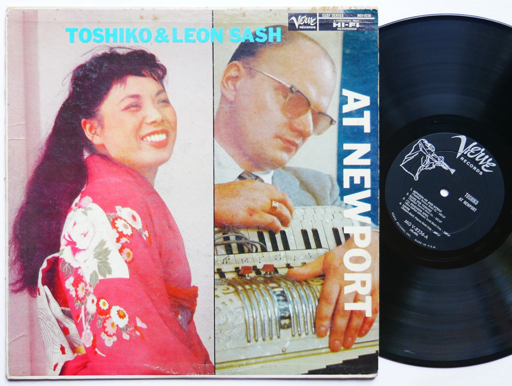 TOSHIKO AKIYOSHI LEON SASH At Newport LP VERVE RECORDS MG V-8236 US 1958 DG MONO