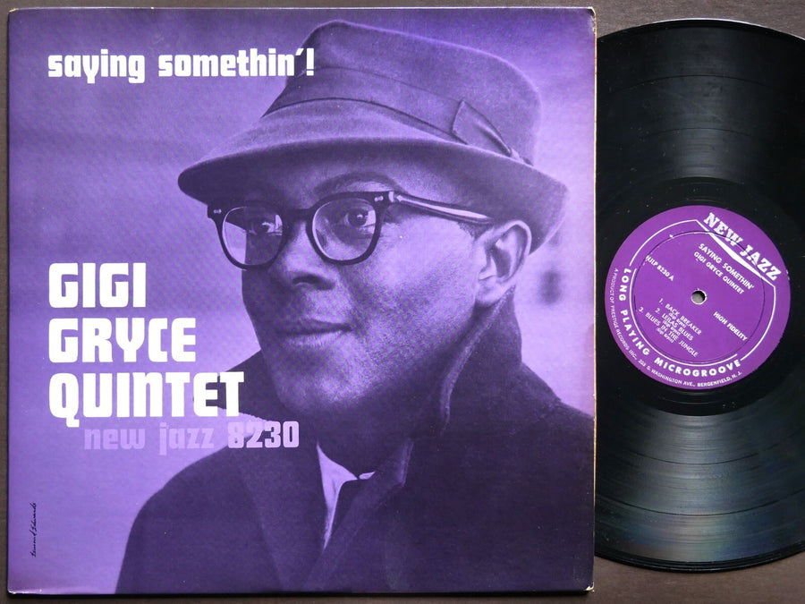 GIGI GRYCE Quintet Saying Somethin'! LP NEW JAZZ NJLP 8230 US 1960 RVG DG MONO